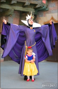 The Evil Queen and a little guest