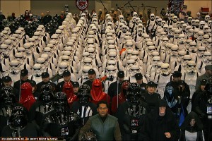 The 501st Legion at Star Wars Celebration III with Jay Lagaâ€™aia