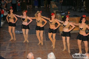The Satin Dollz performing at the 2009 Los Angeles Air Raid Event