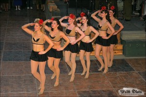 The Satin Dollz performing at the 2009 Los Angeles Air Raid Event