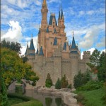 HDRI of Cinderella's Castle at the Magic Kingdom in Walt Disney World