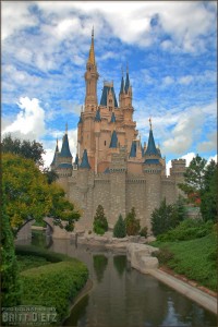 HDRI of Cinderella's Castle at the Magic Kingdom in Walt Disney World