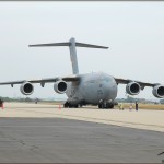 A C-17A Globemaster III sits on display at the 2010 NBVC Point Mugu Airshow