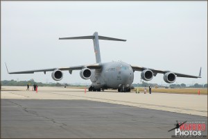 A C-17A Globemaster III sits on display at the 2010 NBVC Point Mugu Airshow