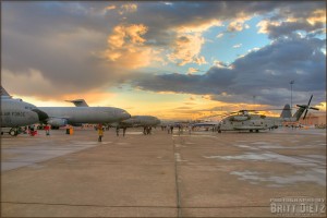 HDRI of static aircraft at Nellis AFB