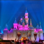 HDRI of Sleeping Beauty Castle at Disneyland, California