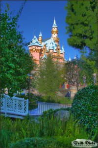 HDRI of Sleeping Beauty Castle at Disneyland, California