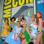 Sexy Princess Group at Comic Con - July 23, 2010