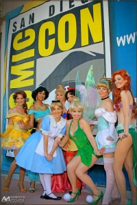 Sexy Princess Group at Comic Con - July 23, 2010