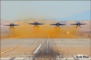 The USN Blue Angels at NAF El Centro - March 11, 2010