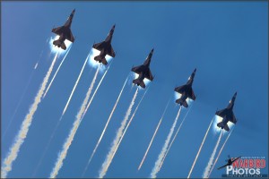 USAF Thunderbirds Vapor at NBVC Point Mugu - August 7, 2010