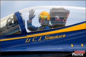 NAF El Centro PhotoCall - Blue Angel #5 - Lt. C.J. Simonsen