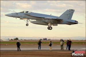 NAF El Centro PhotoCall - Landing F/A-18E Super Hornet