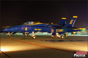 Night shoot with the USN Blue Angels
