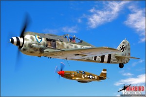 Focke-Wulf FW-190 A8-N and P-51C Mustang