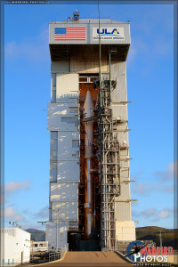 NASA LANDSAT Satellite ontop of an ATLAS IV Rocket