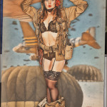 WW2 Military Pinups - Kayla - Paratrooper