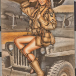 WW2 Military Pinups - Kelsey - 101st Airborne Pinup