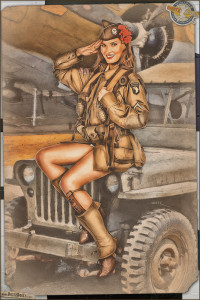 WW2 Military Pinups - Kelsey - 101st Airborne Pinup