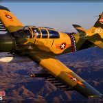 A-1E Skyraider Air to Air Photoshoot - Planes of Fame Airshow 2014