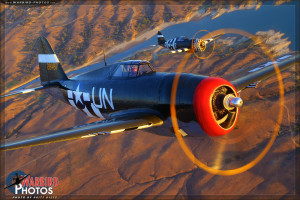 P-47 Thunderbolt formation Air to Air Photoshoot - Planes of Fame Airshow 2014