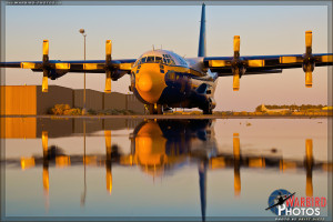 USN Blue Angels' 'Fat Albert' C-130 Hercules at the LA County Airshow 2014