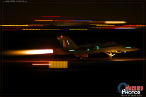 F/A-18C Hornet night afterburner passes at the 2014 MCAS Miramar Airshow