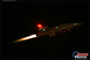 F/A-18C Hornet night afterburner passes at the 2014 MCAS Miramar Airshow