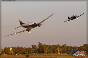 Wings of Valor T-6G Texan and Douglas DC-3
