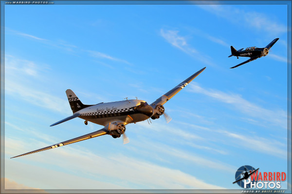 Wings of Valor T-6G Texan and Douglas DC-3