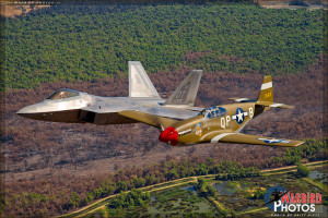 USAF Heritage Flight - Planes of Fame 2015