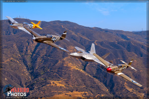 USAF Heritage Flight - Planes of Fame 2015