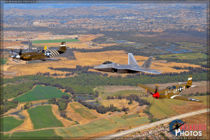 USAF Heritage Flight - Planes of Fame 2015