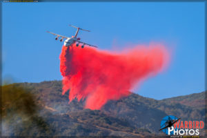 Canyon Fire - BAe-146 Air Tanker