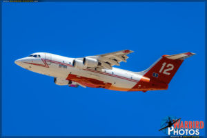 Canyon Fire - BAe-146 Air Tanker