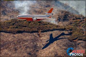 Canyon Fire - DC-10 Air Tanker