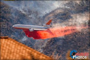 Canyon Fire - DC-10 Air Tanker