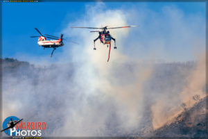 Canyon Fire - S-64F Skycrane