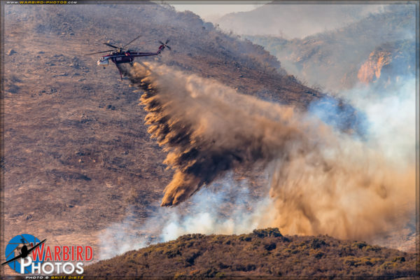 Canyon Fire - S-64F Skycrane