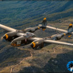 Air to Air - P-38J Lightning '23 Skidoo'