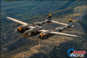Air to Air - P-38J Lightning '23 Skidoo'